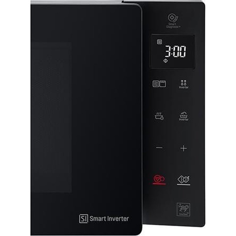 LG MH6535GIS Mikrobølgeovn Over komfuret 1000W 25l Sort